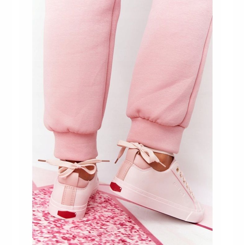 Big Star Zapatillas Mujer Eco-Cuero Cross Jeans HH2R4004C Rosa rosado 4