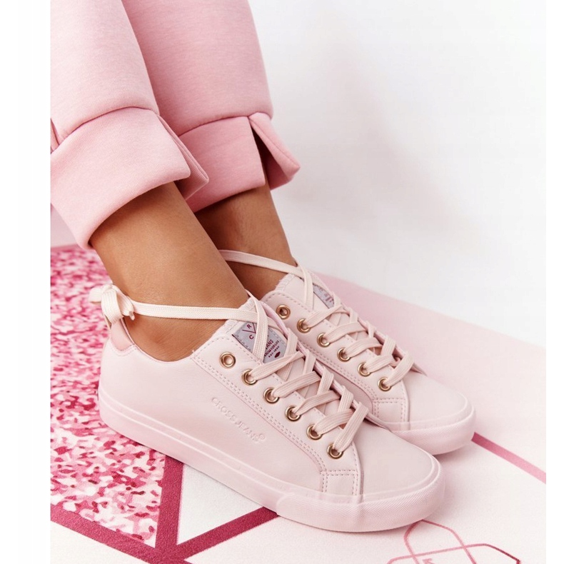 Big Star Zapatillas Mujer Eco-Cuero Cross Jeans HH2R4004C Rosa rosado 6