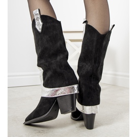 Botas camperas negras de Luciana negro 2