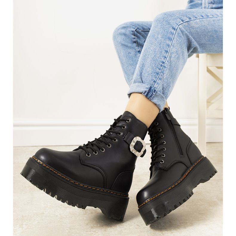 Botas de mujer negras con aislamiento Henra negro 2 Botas de mujer negras con aislamiento Henra negro 2