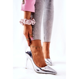 PG2 Elegantes tacones plateados adrinnah espejo plata 2