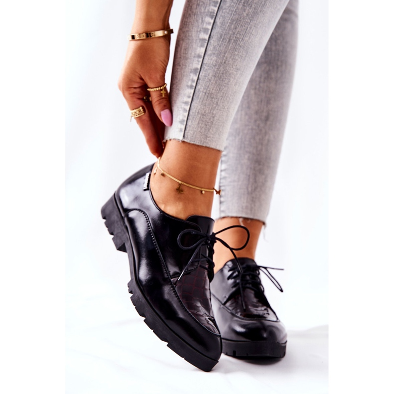 Zapatos de piel Monnari M73 / 1 Black negro multicolor 1