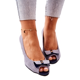 Zapatos De Tacón Clásicos Con Cuña Monnari 0500-M12 Gris 1