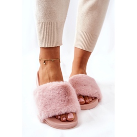 PH1 Pantuflas en forma de goma con piel rosa Emmie rosado 3