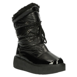Botas de nieve atadas negras Filippo DBT3403 negro 6 Botas de nieve atadas negras Filippo DBT3403 negro 6