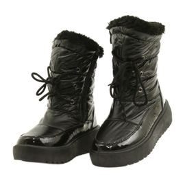 Botas de nieve atadas negras Filippo DBT3403 negro 2 Botas de nieve atadas negras Filippo DBT3403 negro 2
