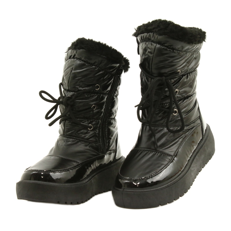 Botas de nieve atadas negras Filippo DBT3403 negro 2