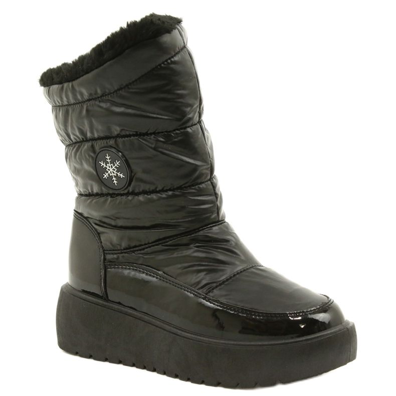 Botas de nieve Filippo DBT3404 copo de nieve negras negro 1 Botas de nieve Filippo DBT3404 copo de nieve negras negro 1