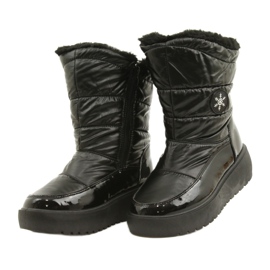 Botas de nieve Filippo DBT3404 copo de nieve negras negro 3