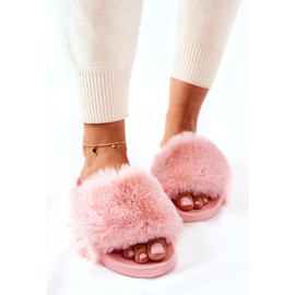 PB2 Pantuflas Sensitive de Goma Rosa Claro con Piel 2