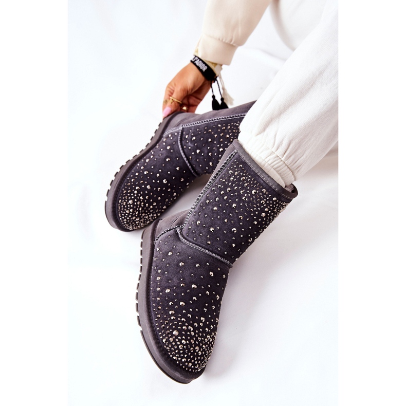 Warm Mukluki Con Jets Gris Mariella plata 1