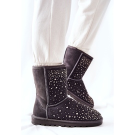 Warm Mukluki Con Jets Gris Mariella plata 3
