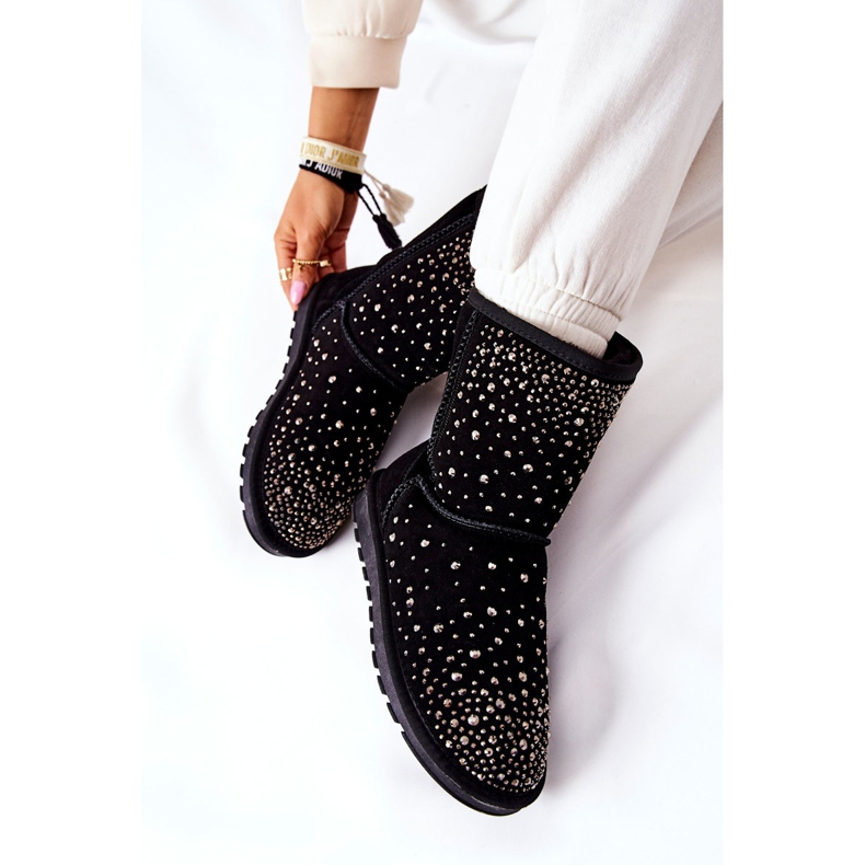 Warm Mukluki Con Jets Negro Mariella 1