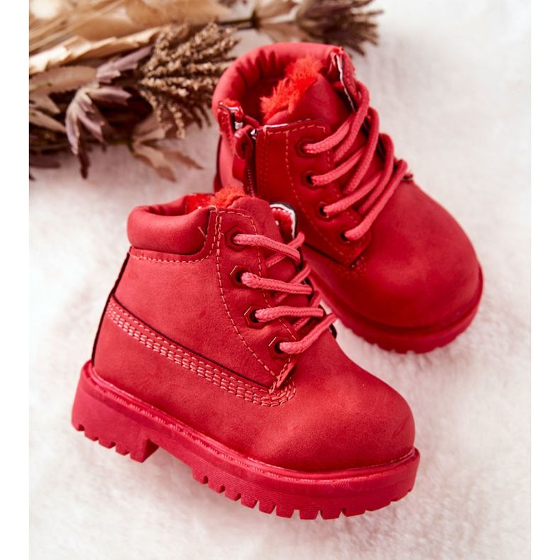 FR1 Botas Niños Warm Trappers Red Dexter rojo 2 FR1 Botas Niños Warm Trappers Red Dexter rojo 2