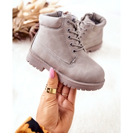 FR1 Botas Trappers Infantiles con Cremallera Gris Dexter 2