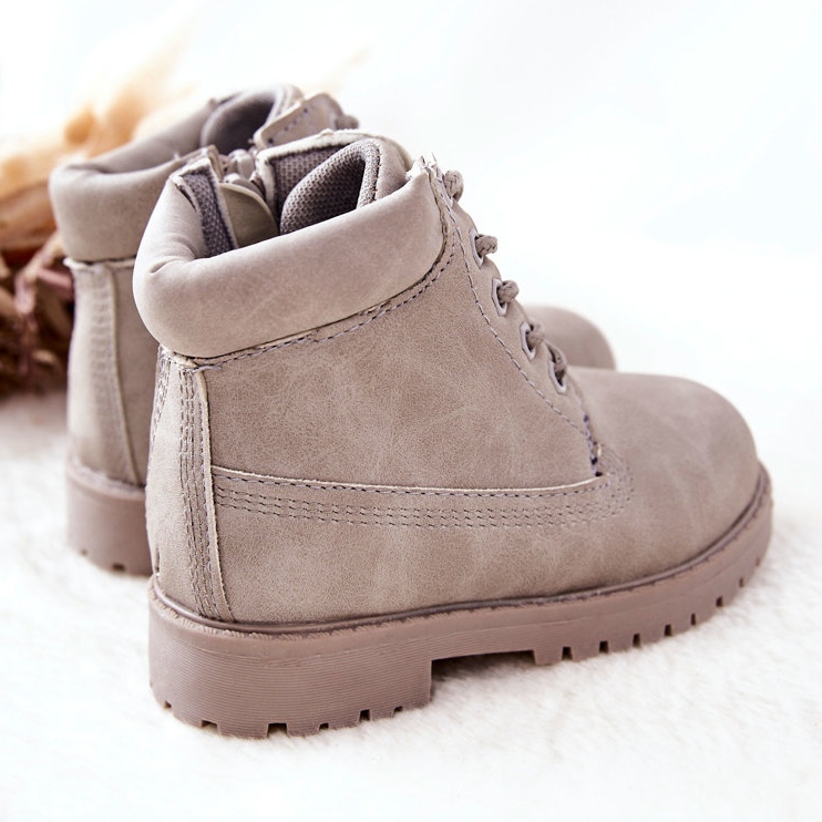 FR1 Botas Trappers Infantiles con Cremallera Gris Dexter 1 FR1 Botas Trappers Infantiles con Cremallera Gris Dexter 1