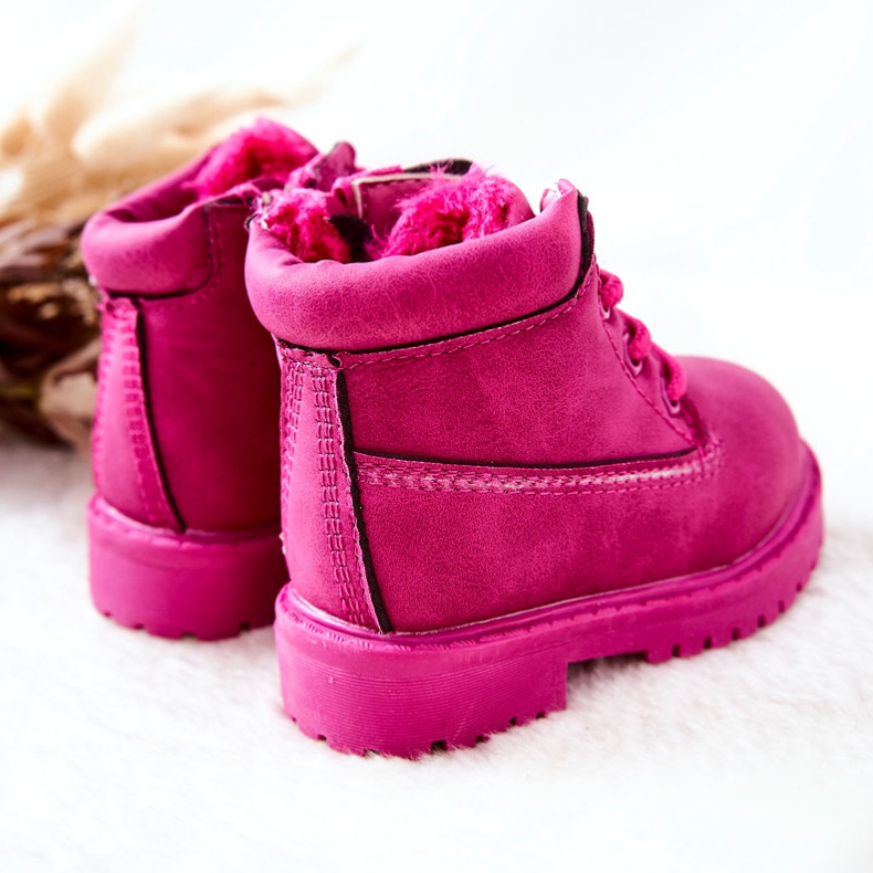Botas Niños Warm Trappers Fucsia Dexter rosado 1 Botas Niños Warm Trappers Fucsia Dexter rosado 1