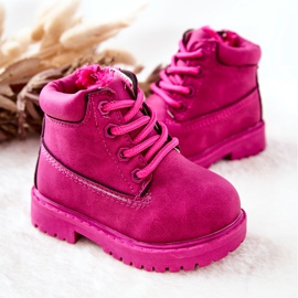 Botas Niños Warm Trappers Fucsia Dexter rosado 4