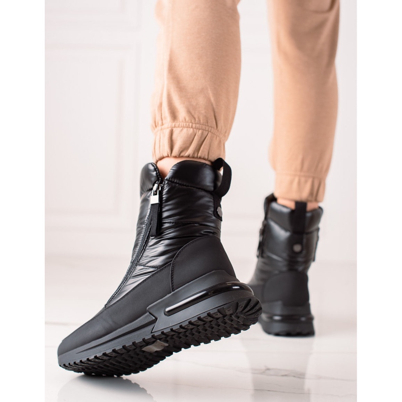 Weide Botas de nieve negras casuales negro 1