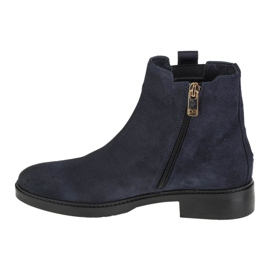 Botas planas de ante interlock de Tommy Hilfiger W FW0FW05184-DW5 azul marino 1 Botas planas de ante interlock de Tommy Hilfiger W FW0FW05184-DW5 azul marino 1