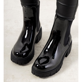 Botas con aislamiento de charol negras de Campi negro 3