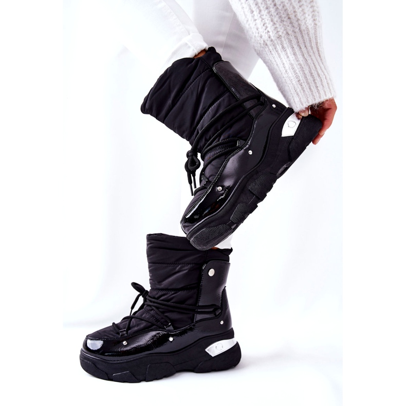 POTOCKI Botas de nieve calentadas con piel Black Holys negro 1 POTOCKI Botas de nieve calentadas con piel Black Holys negro 1