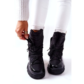 POTOCKI Botas de nieve calentadas con piel Black Holys negro 4