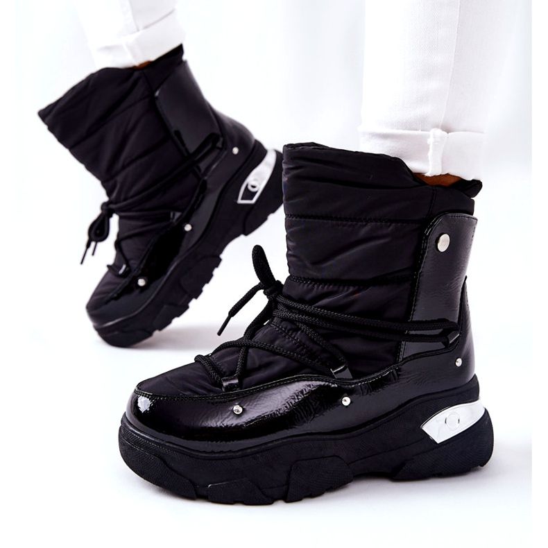 POTOCKI Botas de nieve calentadas con piel Black Holys negro 6