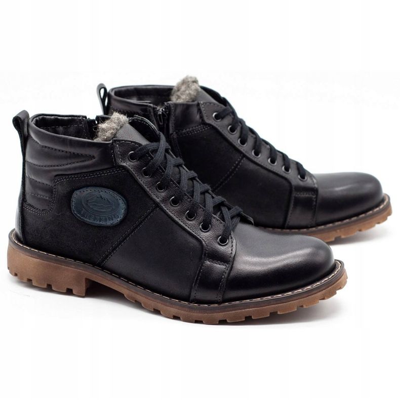 Mario Pala 865MP botas de invierno de hombre negro 2