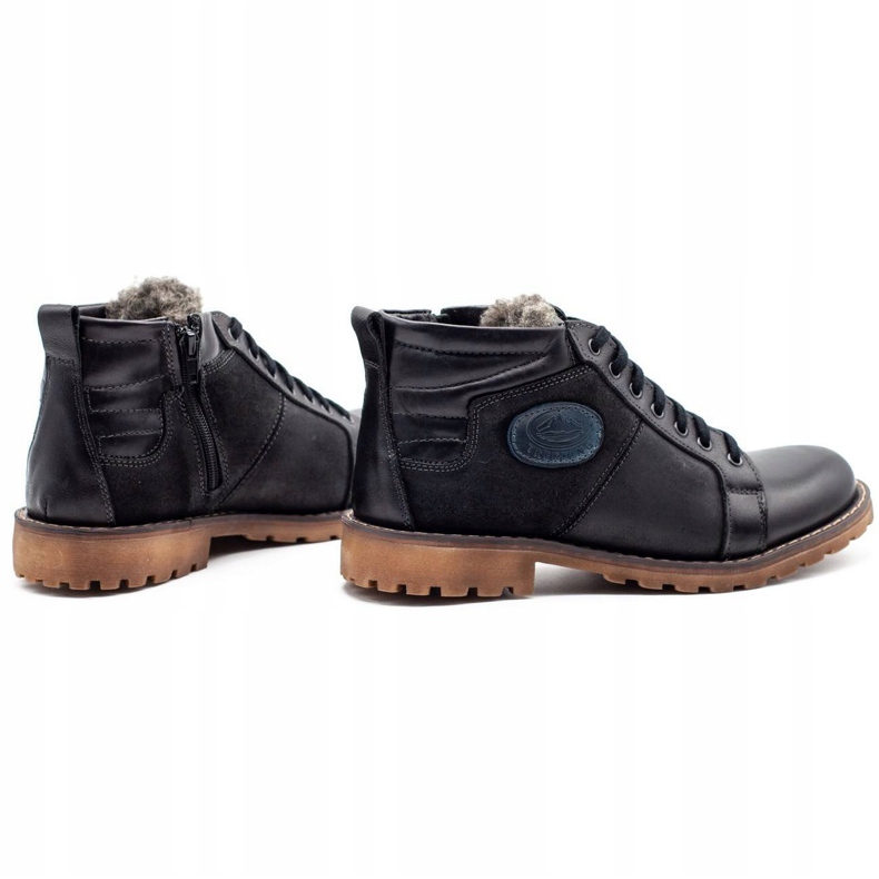 Mario Pala 865MP botas de invierno de hombre negro 3