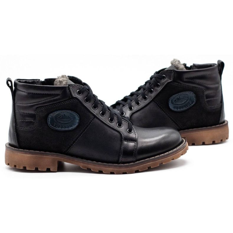 Mario Pala 865MP botas de invierno de hombre negro 4