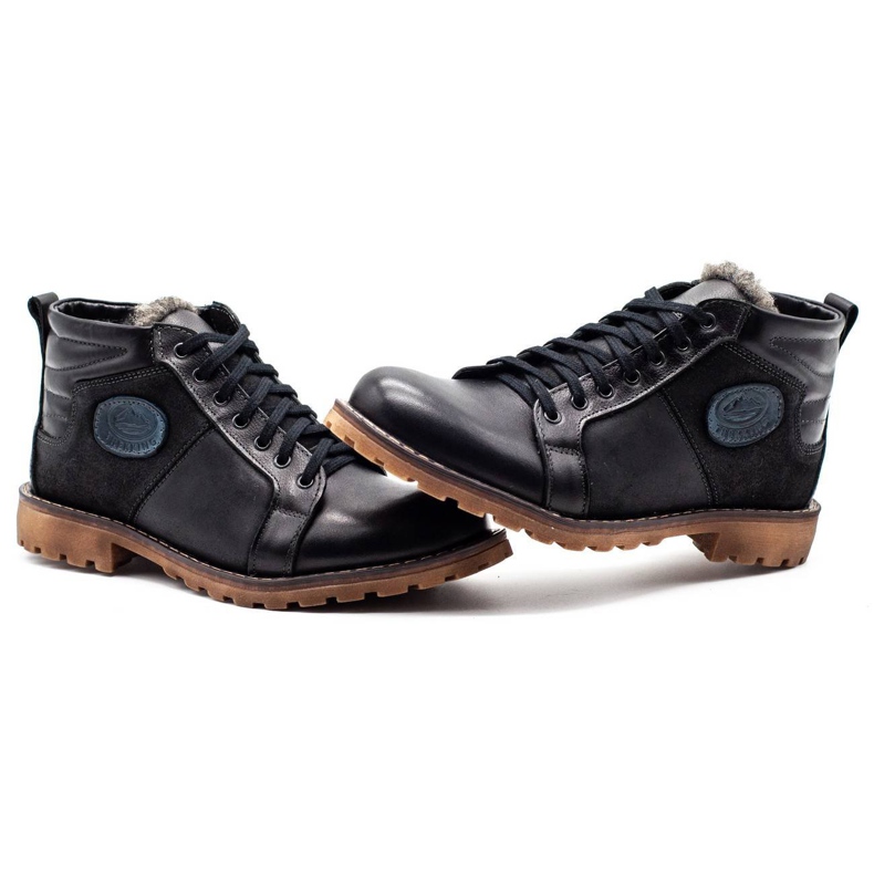 Mario Pala 865MP botas de invierno de hombre negro 5