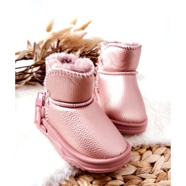 Botas de nieve rosa de niñas 2
