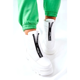 Vinceza Botas Trappers Mujer Blancas Echowen blanco negro 1 Vinceza Botas Trappers Mujer Blancas Echowen blanco negro 1