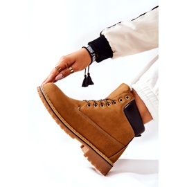 PH1 Mujer Trappers Warm Dark Beige Crush amarillo 2