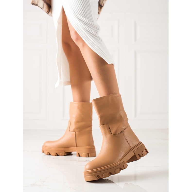 Seastar Bolsos slip-on camel beige 1