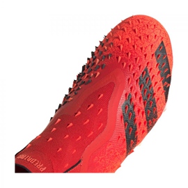 Botas de fútbol adidas Predator Freak + Fg M FY6238 naranjas y tintos 4