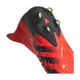 Botas de fútbol adidas Predator Freak + Fg M FY6238 naranjas y tintos 5