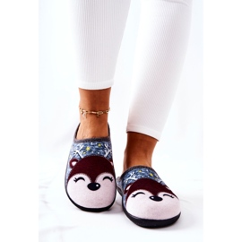 Pantuflas Calientes Reno Azul Taffy 3