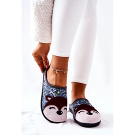 Pantuflas Calientes Reno Azul Taffy 1 Pantuflas Calientes Reno Azul Taffy 1