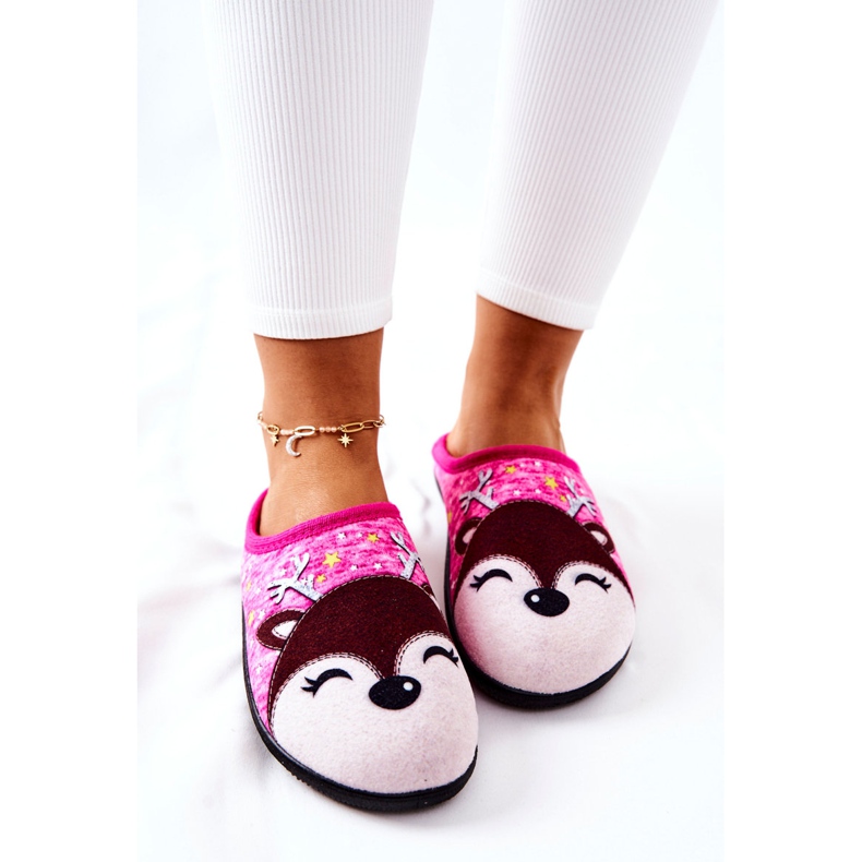 WJ1 Zapatillas calentitas Reno Rosa Taffy rosado 1