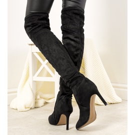 Botas stiletto con aislamiento Aloe de mujer negro 2