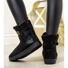 Botas de nieve negras de mujer de Kanga negro 1