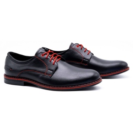 Olivier Zapatos negros elegantes para hombre 296LU 2