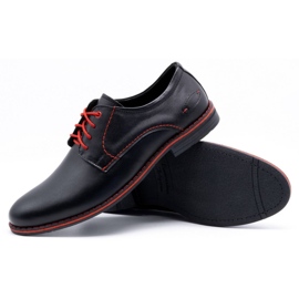 Olivier Zapatos negros elegantes para hombre 296LU 3