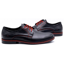 Olivier Zapatos negros elegantes para hombre 296LU 5