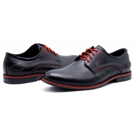 Olivier Zapatos negros elegantes para hombre 296LU 6