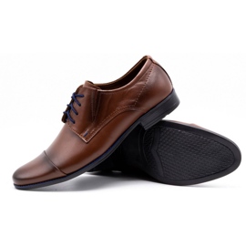 Olivier Zapatos formales de hombre 298LU marrón 3