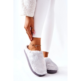 WJ1 Pantuflas Abrigo Piel Gris Claro Mecy 1