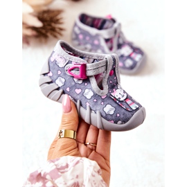BEFADO S.A. Zapatos Pantuflas Befado Kotki 110P326 Gris 3